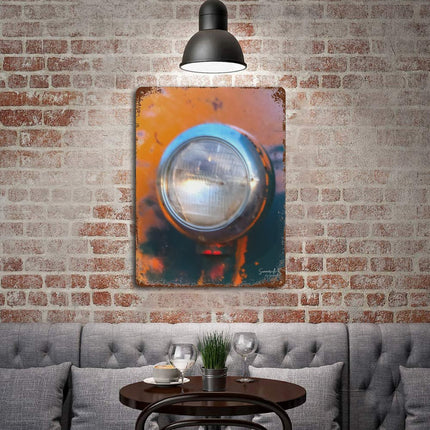 Design Rusty Metal Sign (Vertical) 15.7‘’×11.8‘’