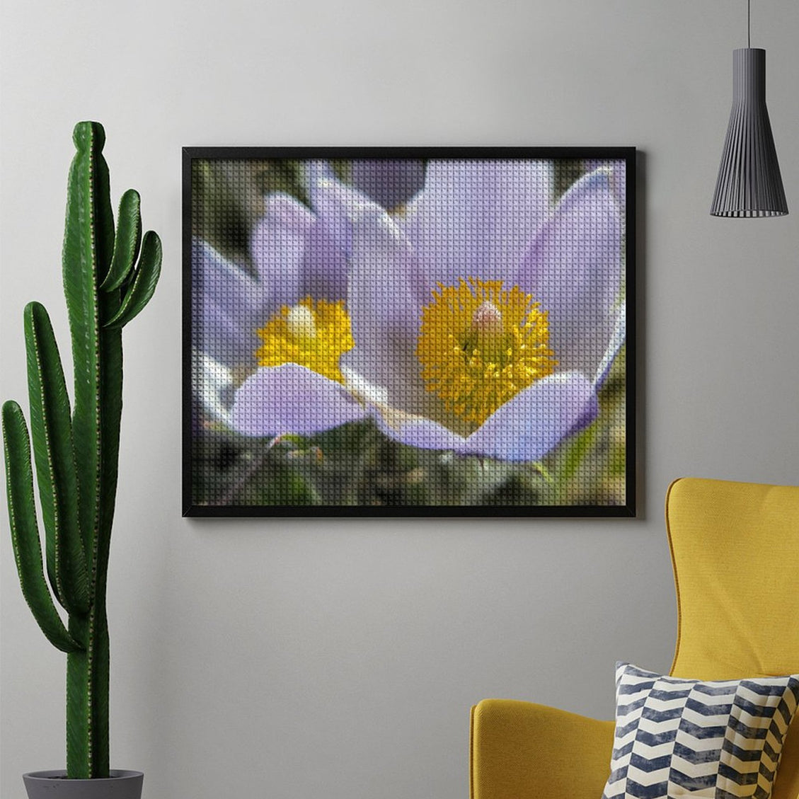 Design Diamond Painting 20"×16"(Horizontal) Pasque