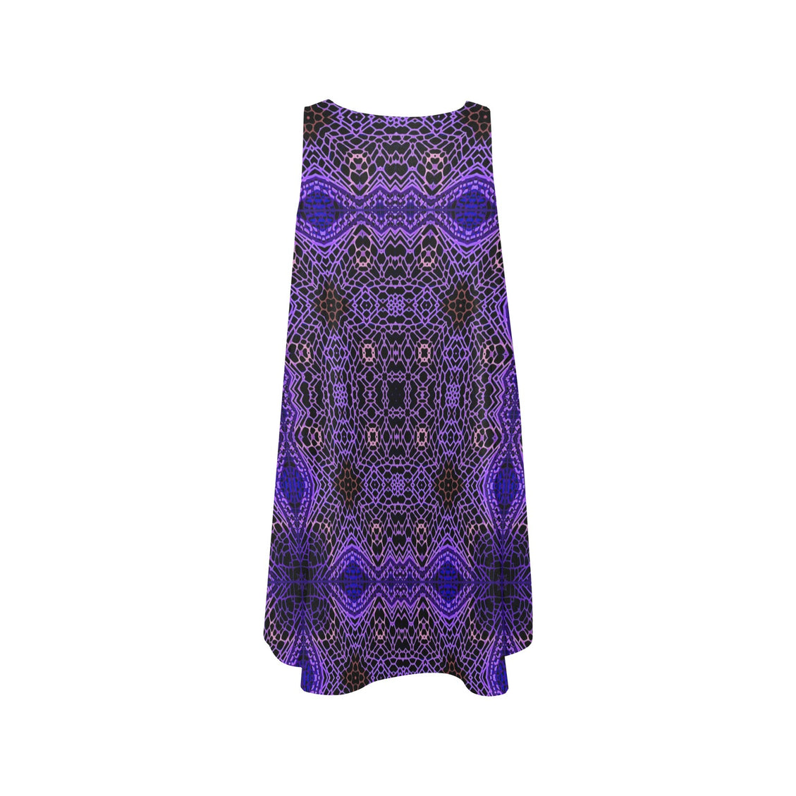 Tank Dress Purple Black Tartan