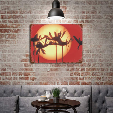 Design Rusty Metal Sign(Horizontal) 11.8"×15.7"