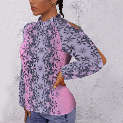 Long Slit Sleeve Blouse Summerville Sunset