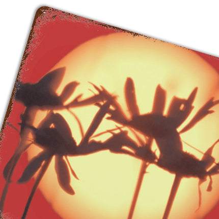 Design Rusty Metal Sign(Horizontal) 11.8"×15.7"