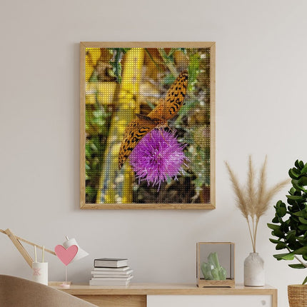 Design Diamond Painting 16"×20"(Vertical) Butterfly