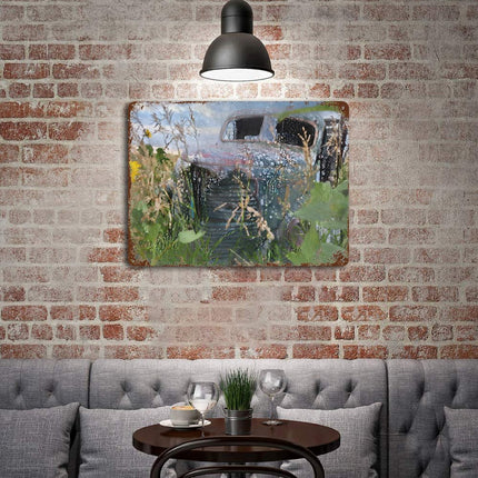 Design Rusty Metal Sign(Horizontal) 11.8"×15.7"