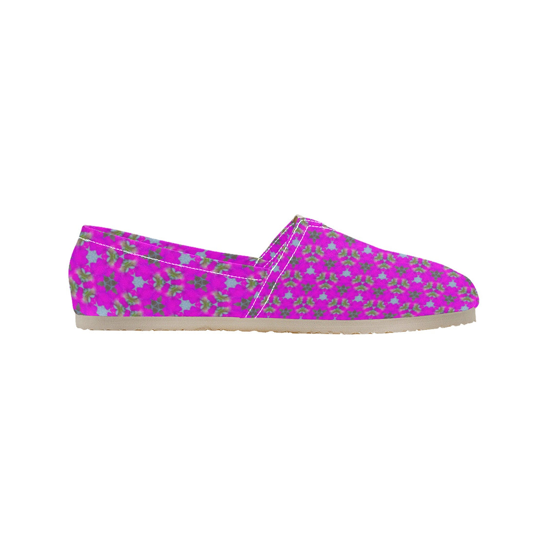 Espadrilles Canvas Fuchsia Floral