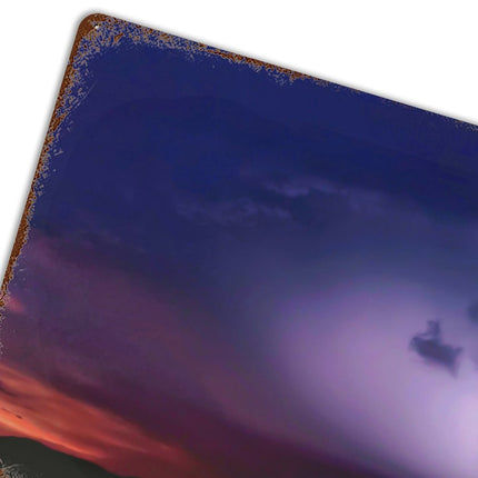 Design Rusty Metal Sign(Horizontal) 11.8"×15.7"