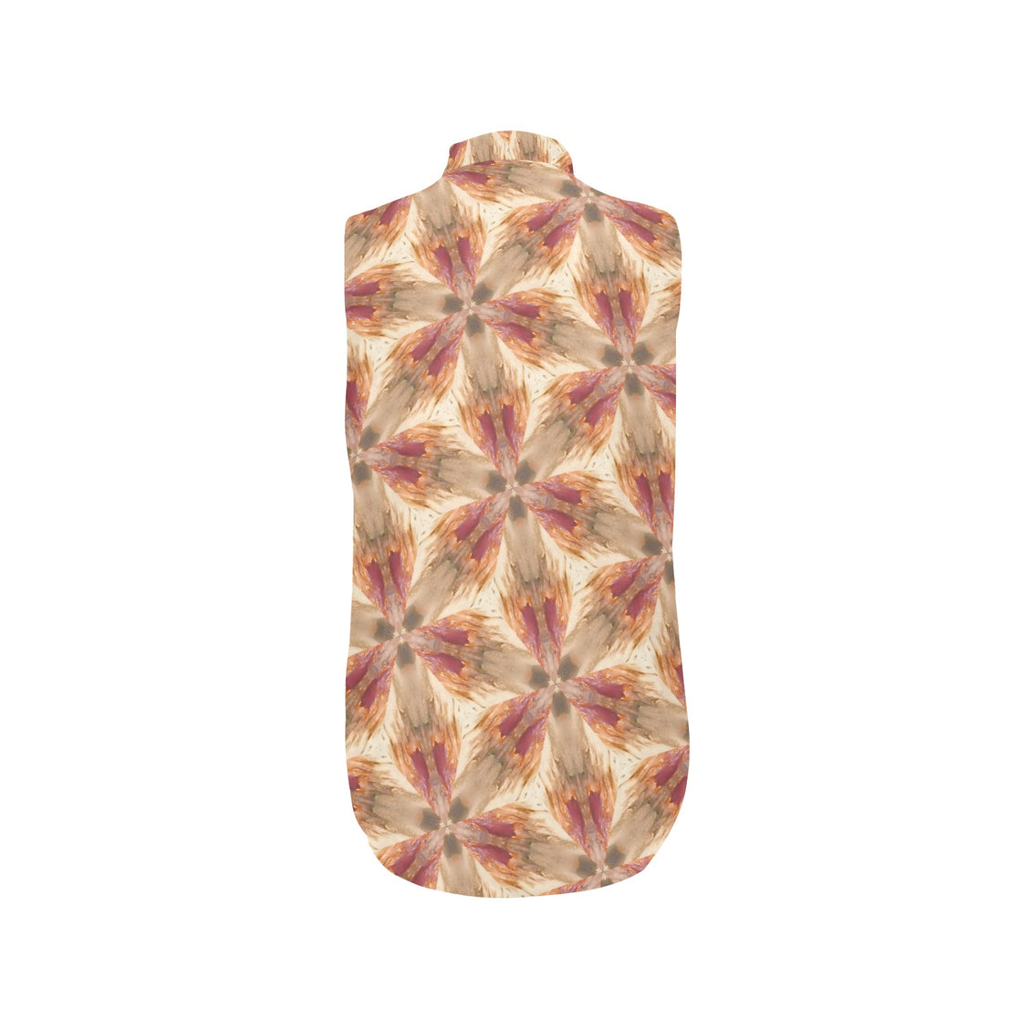 Bow Tie V Neck Sleeveless Blouse Gravel Road Weeds