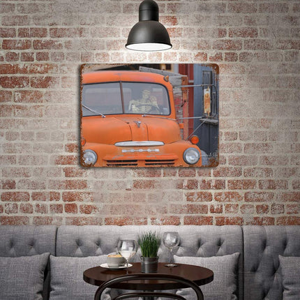 Design Rusty Metal Sign(Horizontal) 11.8"×15.7"