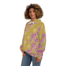 Load image into Gallery viewer, Fashion Hoodie (AOP) Sunflower Geometric Pink

