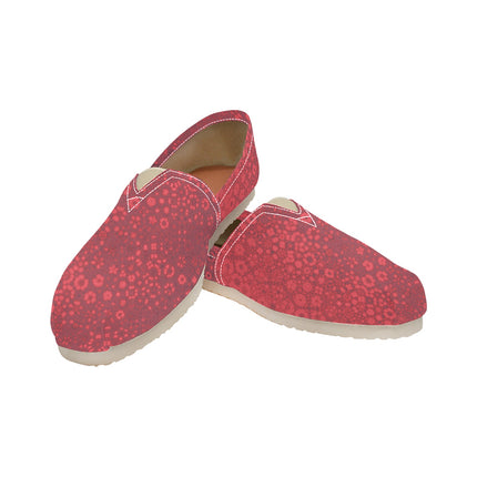 Espadrilles Canvas Milkweed in Bloom Red
