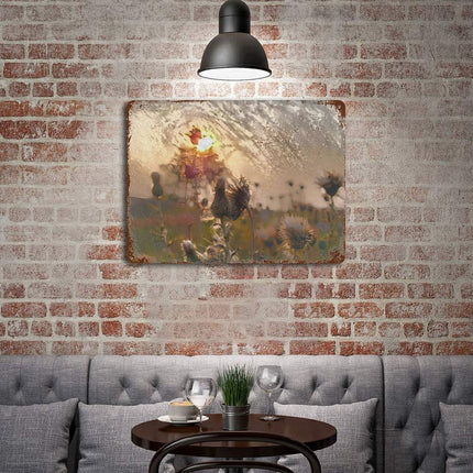 Design Rusty Metal Sign(Horizontal) 11.8"×15.7"