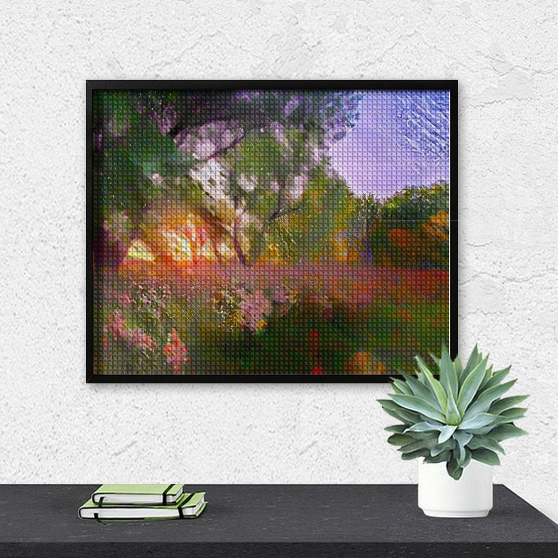 Design Diamond Painting 20"×16"(Horizontal) Summer on the Grand River III