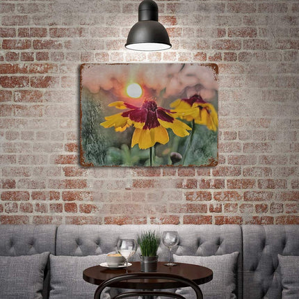Design Rusty Metal Sign(Horizontal) 11.8"×15.7"