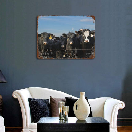 Design Rusty Metal Sign(Horizontal) 11.8"×15.7"