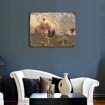 Design Rusty Metal Sign(Horizontal) 11.8"×15.7"