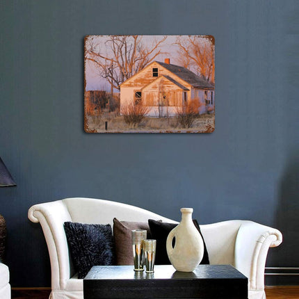 Design Rusty Metal Sign(Horizontal) 11.8"×15.7"