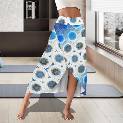 Skort Old Blue Car Blue White Geometric