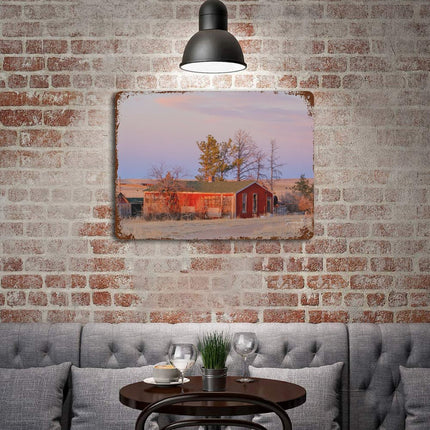 Design Rusty Metal Sign(Horizontal) 11.8"×15.7"