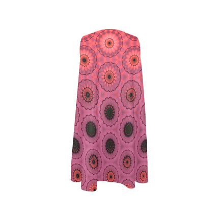 Tank Dress Leaves at Sunset PInk Multi