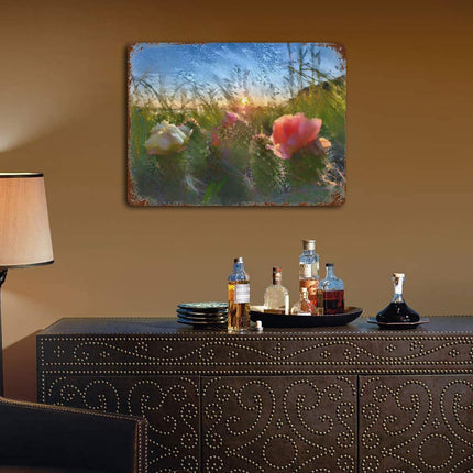 Design Rusty Metal Sign(Horizontal) 11.8"×15.7"