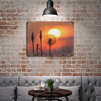 Design Rusty Metal Sign(Horizontal) 11.8"×15.7"