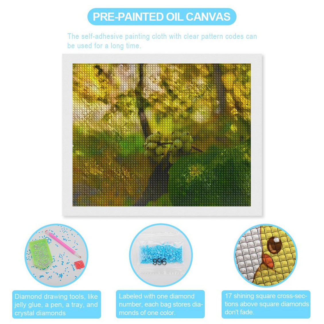 Design Diamond Painting 20"×16"(Horizontal) Spearfish Canyon Foliage