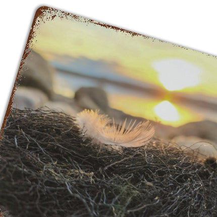 Design Rusty Metal Sign(Horizontal) 11.8"×15.7"