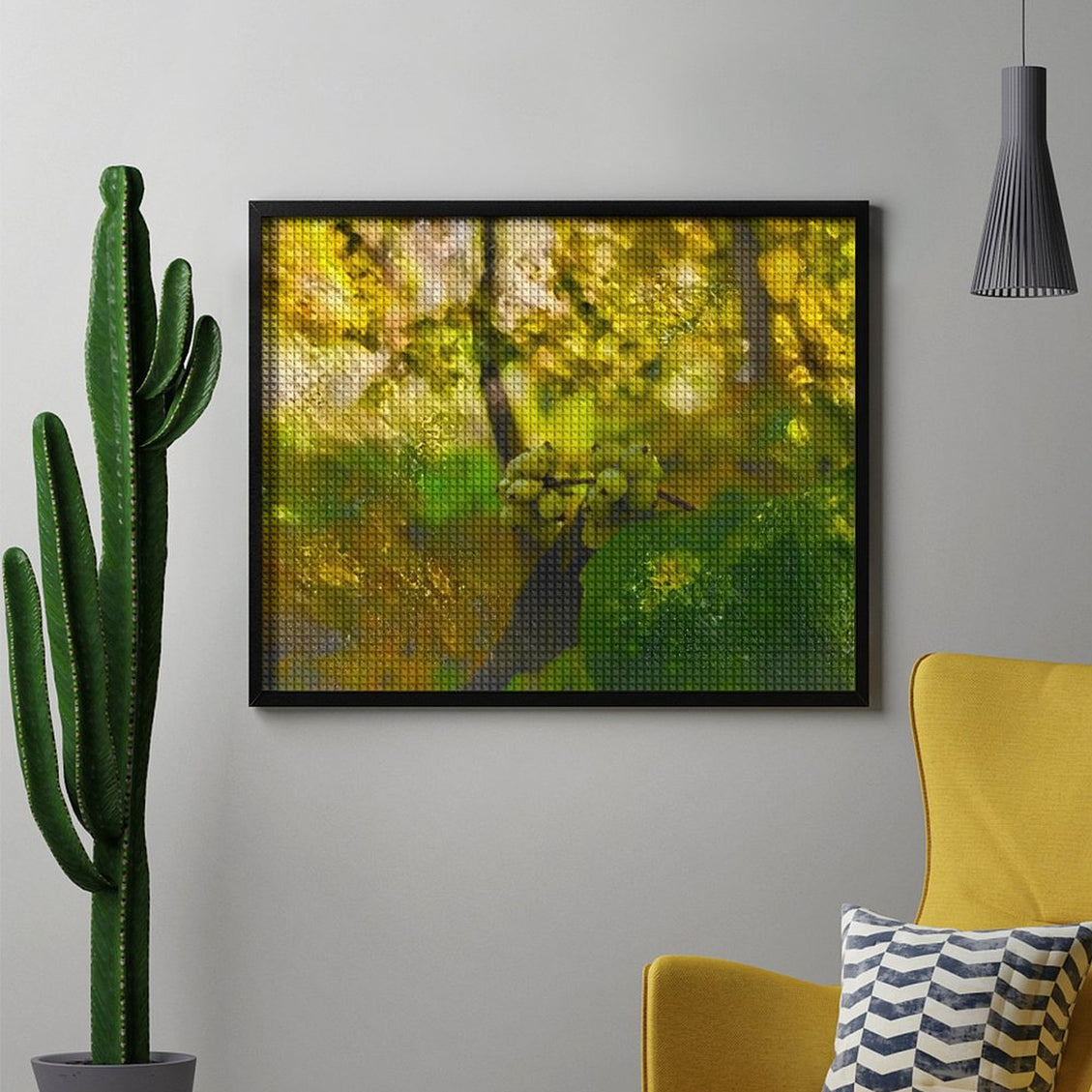 Design Diamond Painting 20"×16"(Horizontal) Spearfish Canyon Foliage