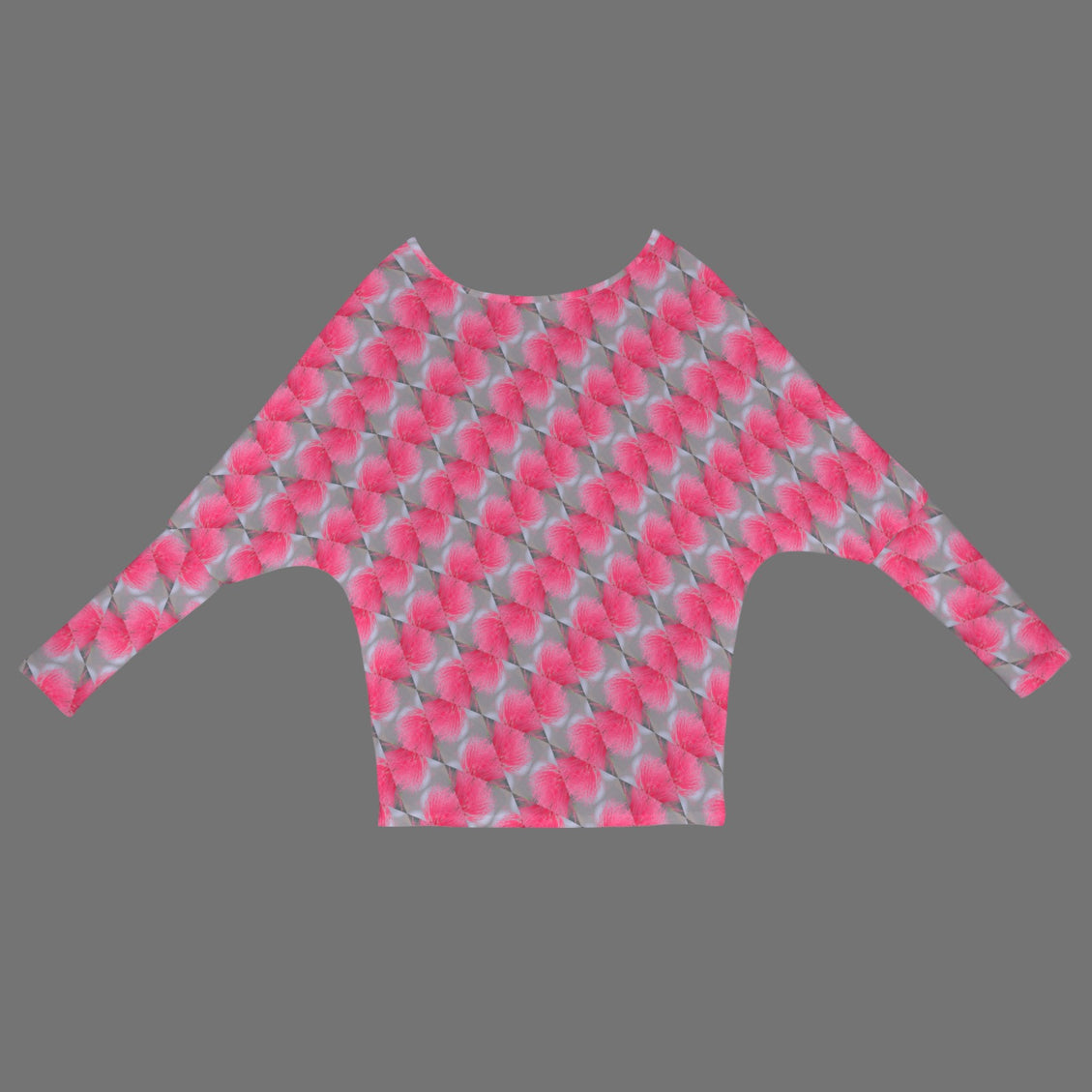 Batwing Long Sleeve Sweater Pink Butterfly Balm