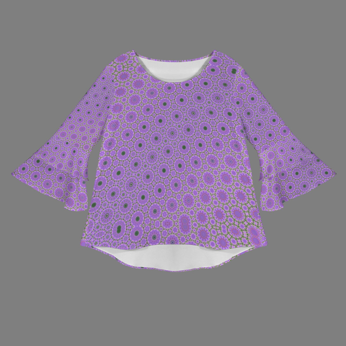 Layered Flare Sleeve Dames Rocket