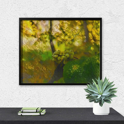 Design Diamond Painting 20"×16"(Horizontal) Spearfish Canyon Foliage