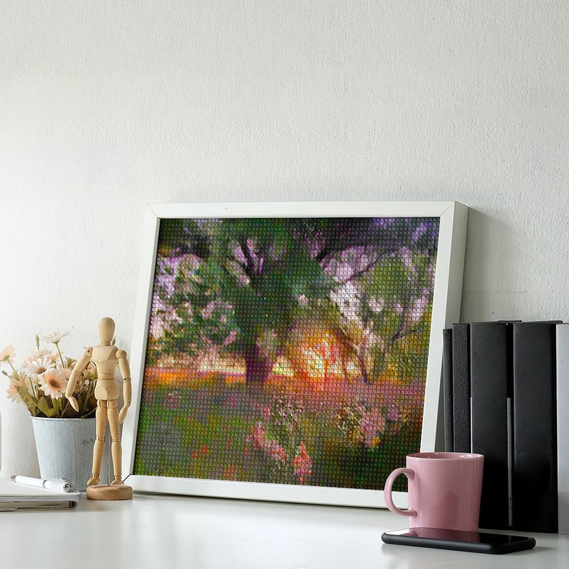 Design Diamond Painting 20"×16"(Horizontal) Summer on the Grand River