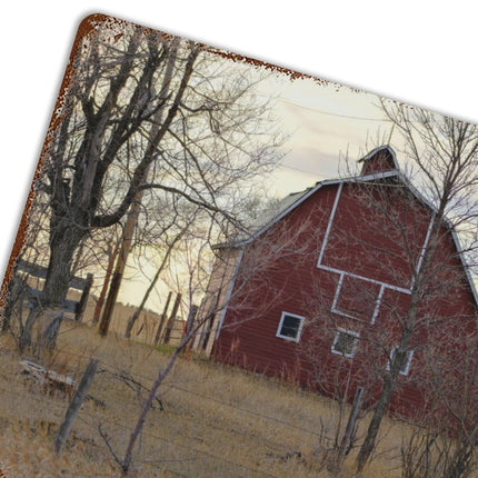 Design Rusty Metal Sign(Horizontal) 11.8"×15.7"