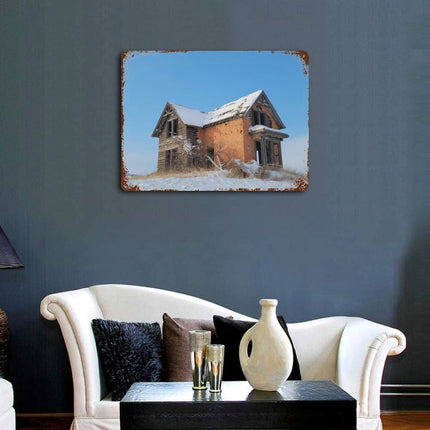 Design Rusty Metal Sign(Horizontal) 11.8"×15.7"