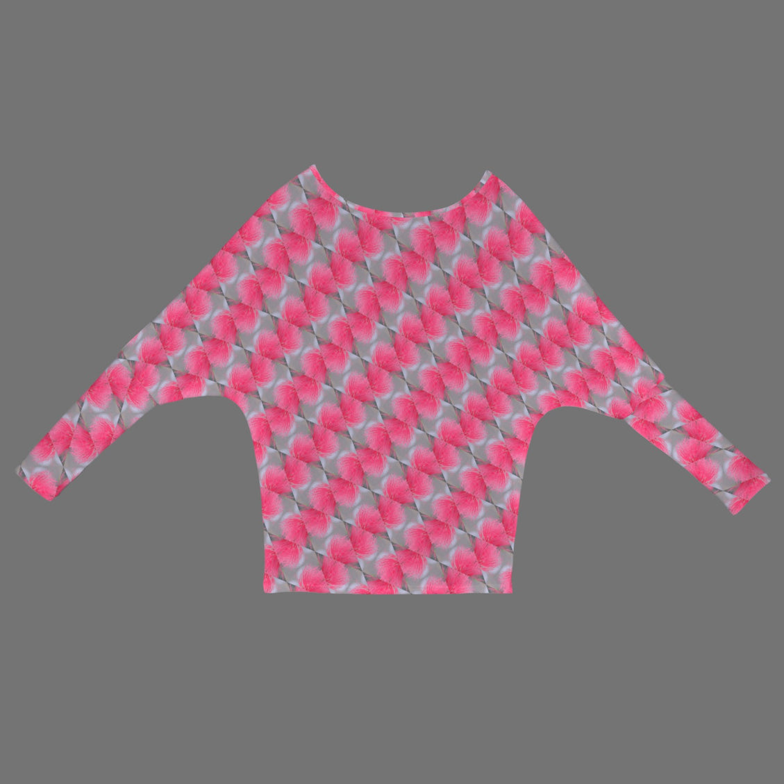 Batwing Long Sleeve Sweater Pink Butterfly Balm