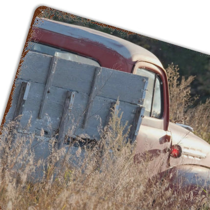 Design Rusty Metal Sign(Horizontal) 11.8"×15.7"