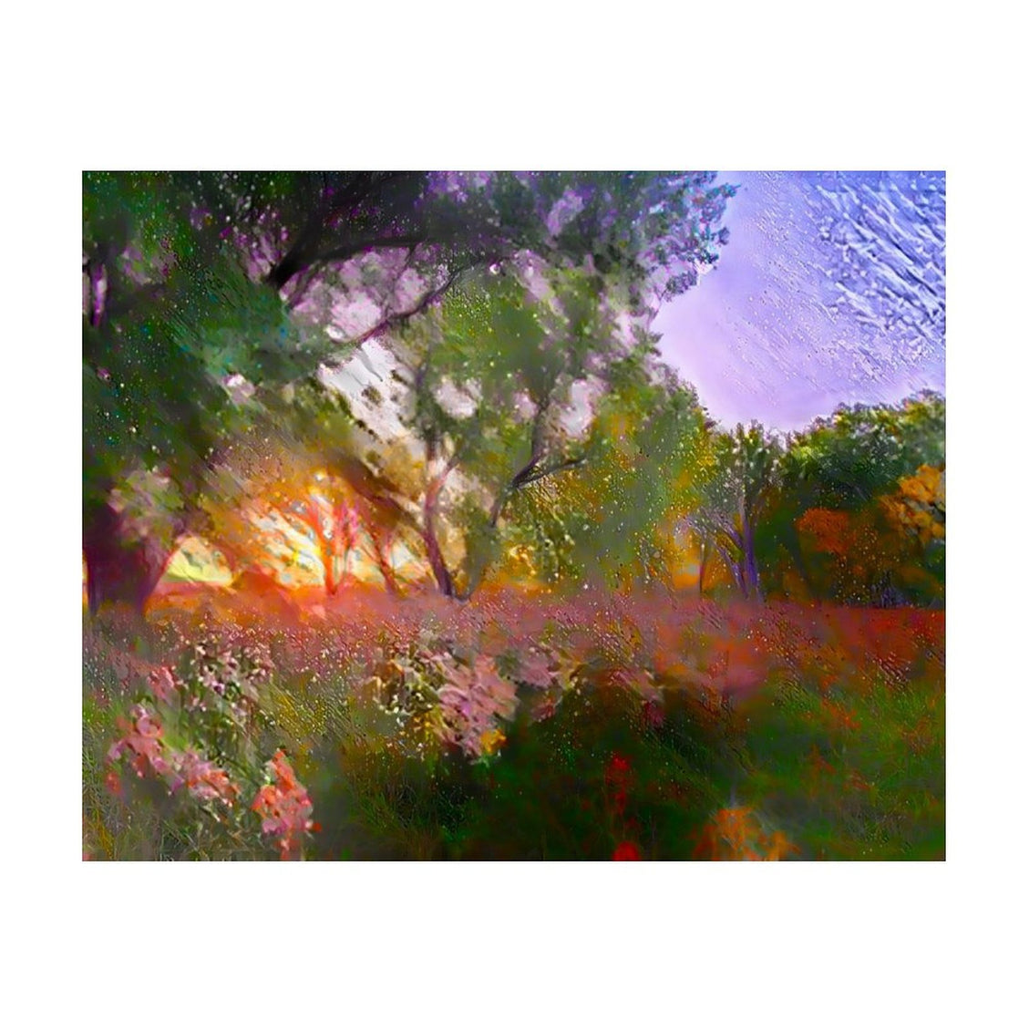 Design Diamond Painting 20"×16"(Horizontal) Summer on the Grand River III