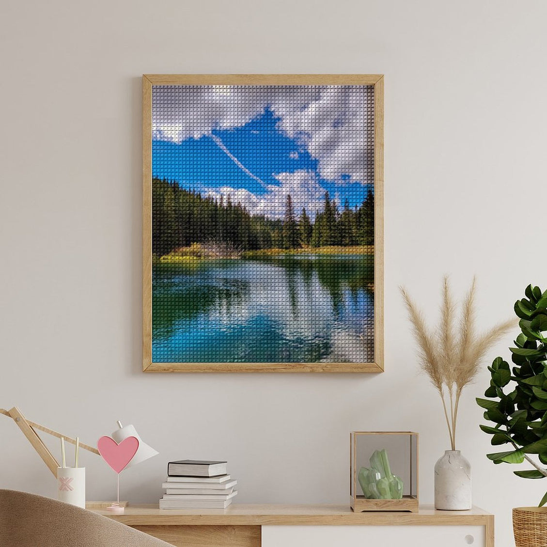 Design Diamond Painting 16"×20"(Vertical) Wyoming