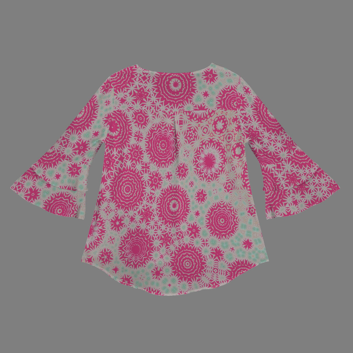 Layered Flare Sleeve Petunias