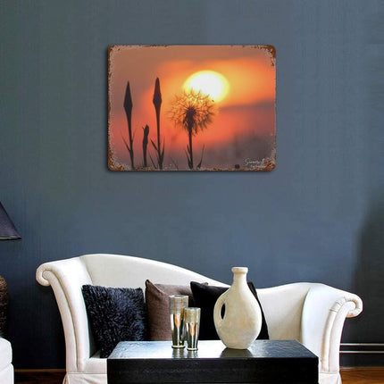 Design Rusty Metal Sign(Horizontal) 11.8"×15.7"