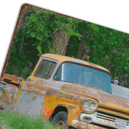 Design Rusty Metal Sign(Horizontal) 11.8"×15.7"