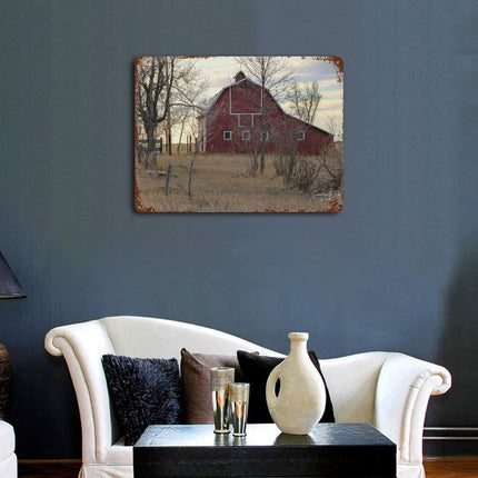 Design Rusty Metal Sign(Horizontal) 11.8"×15.7"