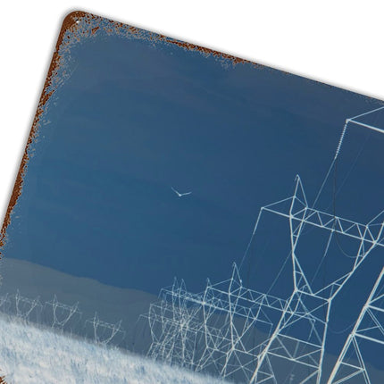 Design Rusty Metal Sign(Horizontal) 11.8"×15.7"