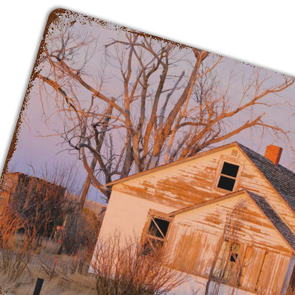 Design Rusty Metal Sign(Horizontal) 11.8"×15.7"