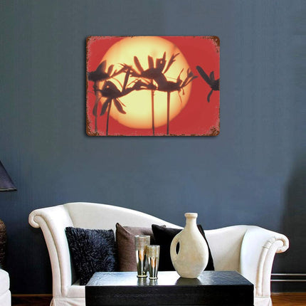 Design Rusty Metal Sign(Horizontal) 11.8"×15.7"