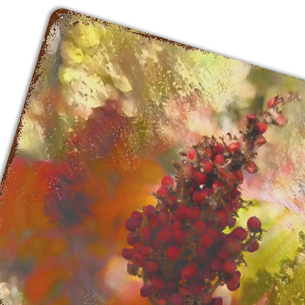 Design Rusty Metal Sign(Horizontal) 11.8"×15.7"