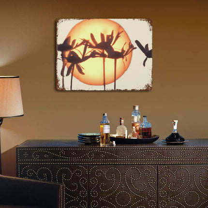 Design Rusty Metal Sign(Horizontal) 11.8"×15.7"