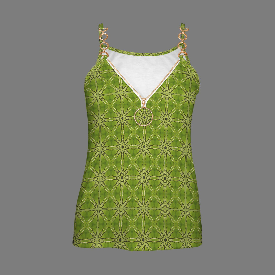 V Neck Chain Cami Dandelion Shimmer