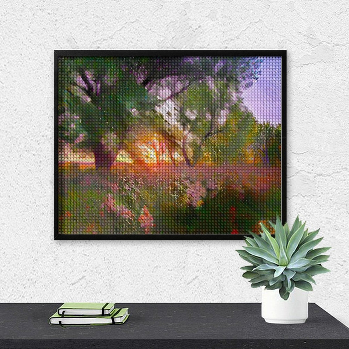 Design Diamond Painting 20"×16"(Horizontal) Summer on the Grand River II