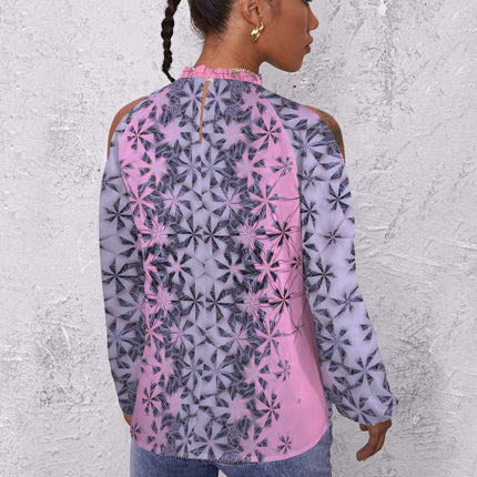 Long Slit Sleeve Blouse Summerville Sunset